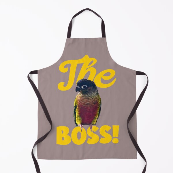 Item preview, The Boss Green Cheek Conure design | Conure | Small Parrot | Parakeet | Parrot lover designed and sold by TatianaLG.