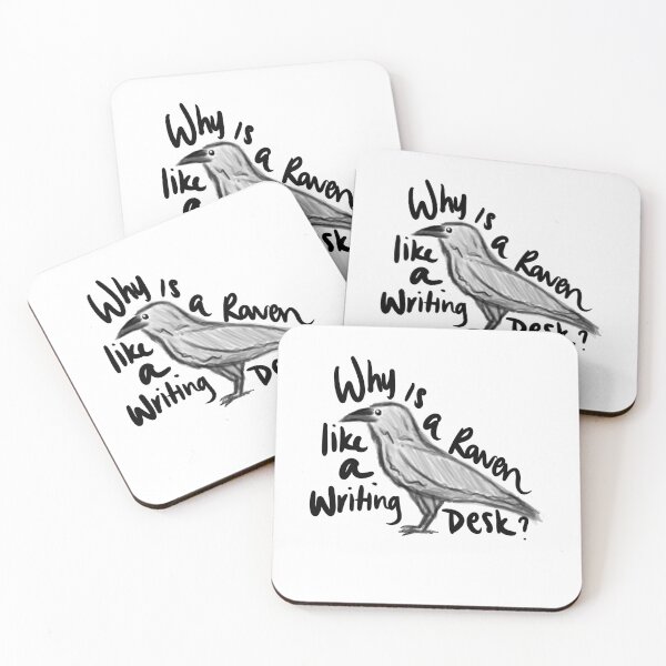 Item preview, Why is a Raven like a Writing Desk? designed and sold by LydiasScream.