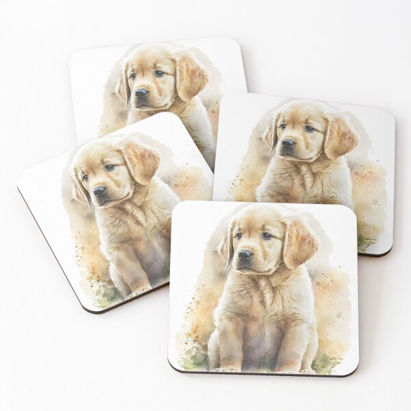 Item preview, Watercolor Pup 8 designed and sold by Standard Deviation Co.