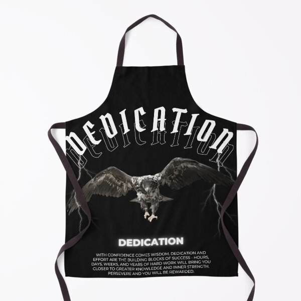 Item preview, Dedication Lightning Eagle Motivational Quote designed and sold by StreetGlory.