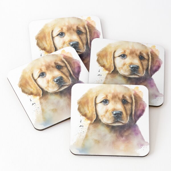 Item preview, Watercolor Pup 9 designed and sold by Standard Deviation Co.
