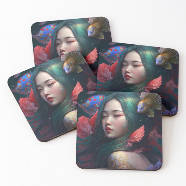 Item preview, Vibrant Mermaid  designed and sold by i-ImagineArtist.