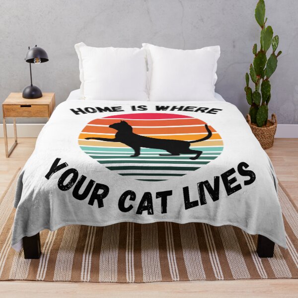 Item preview, Home Is Where Your Cat Lives.  designed and sold by Sloyar.