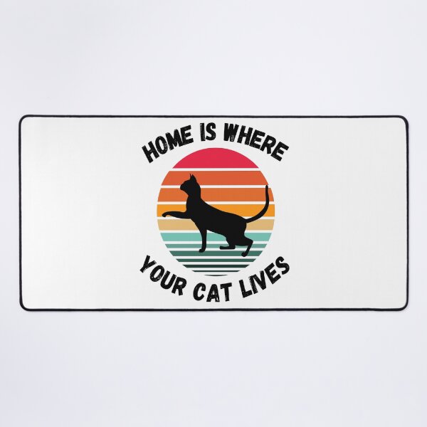 Item preview, Home Is Where Your Cat Lives. designed and sold by Sloyar.