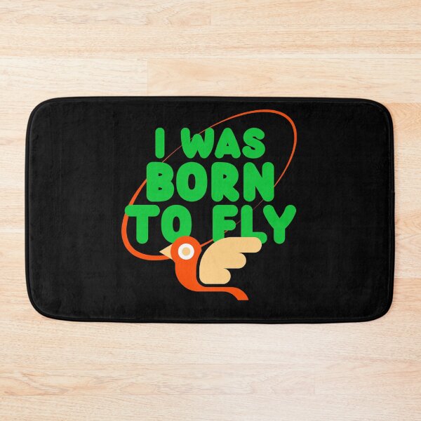 Item preview, I Was Born To Fly Design, Small Parrot, Inspirational quote, Bird lover designed and sold by TatianaLG.