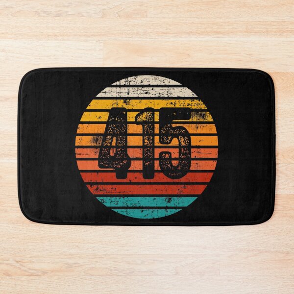 Item preview, Distressed Vintage Sunset 415 Area Code designed and sold by Gold Wings Tees.