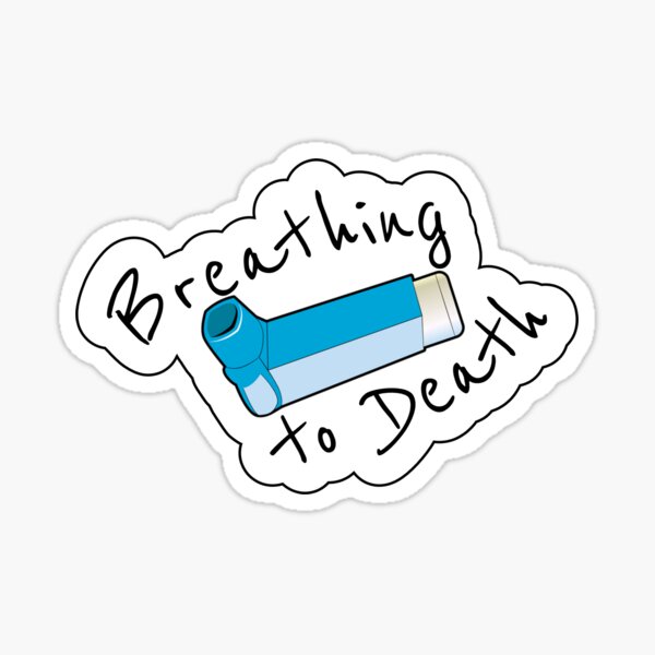 Item preview, Breathing to Death designed and sold by CatBagz.