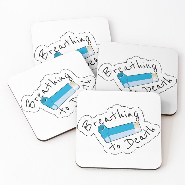 Item preview, Breathing to Death designed and sold by CatBagz.