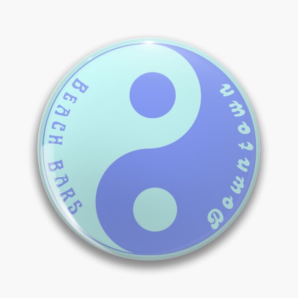 Item preview, Downtown | Beach Bars | Yin Yang | Wilmington, NC  designed and sold by SeasideSero.