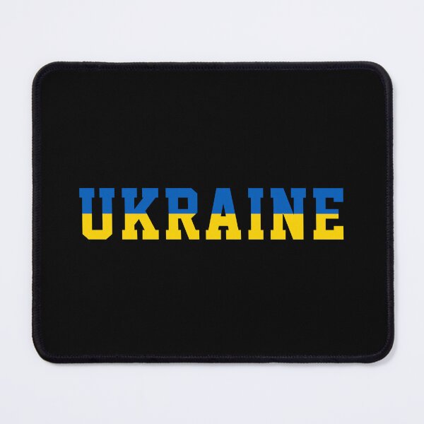 Item preview, Ukraine / Sapphire Blue / Cyber Yellow Flag / Black Background designed and sold by PEK1787.