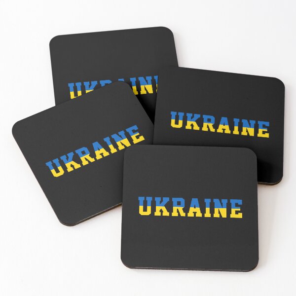 Item preview, Ukraine / Sapphire Blue / Cyber Yellow Flag / Black Background designed and sold by PEK1787.