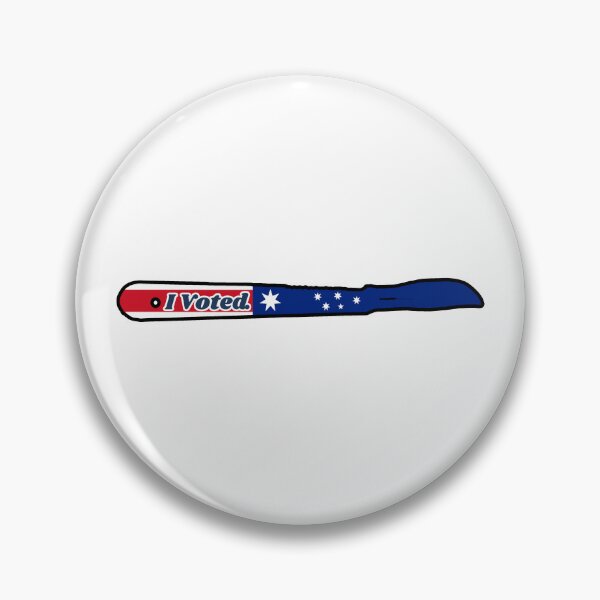 Item preview, I Voted as a future doctor in Australia with scalpel designed and sold by Manoroma.