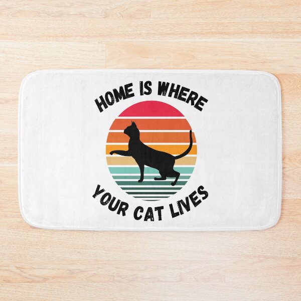 Item preview, Home Is Where Your Cat Lives.  designed and sold by Sloyar.