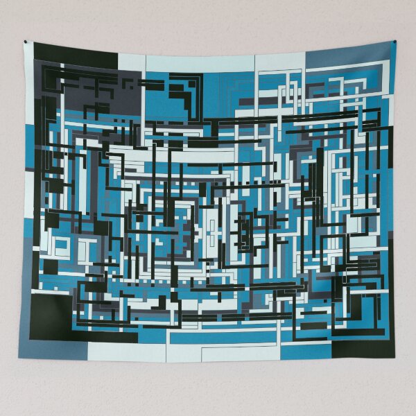 Item preview, Geometric Frost designed and sold by Sparkycarrot.