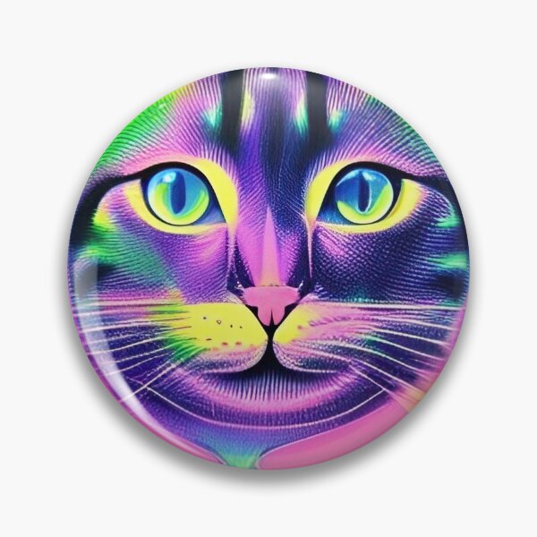 Item preview, Cat in neon designed and sold by nowIAMAI.