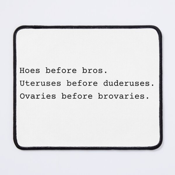Item preview, Leslie Knope Hoes Before Bros Black Plain Text designed and sold by hbirdie.