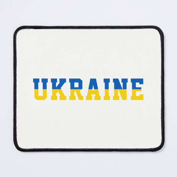 Item preview, Ukraine / Sapphire Blue / Cyber Yellow Flag / White Background designed and sold by PEK1787.