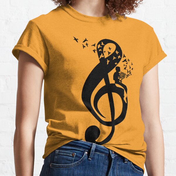 Treble Clef - French Horn Classic T-Shirt