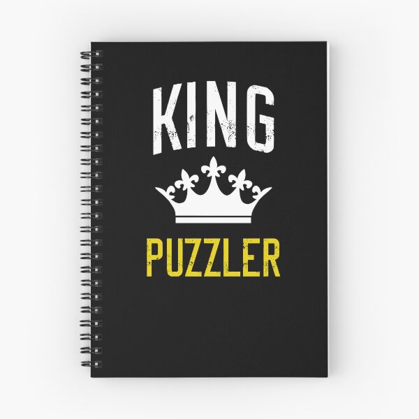 Item preview, King Puzzler Jigsaw Puzzle Lover Funny Pun Gift designed and sold by TheMagicKrew.