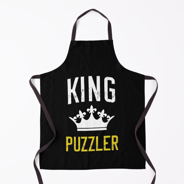 Item preview, King Puzzler Jigsaw Puzzle Lover Funny Pun Gift designed and sold by TheMagicKrew.