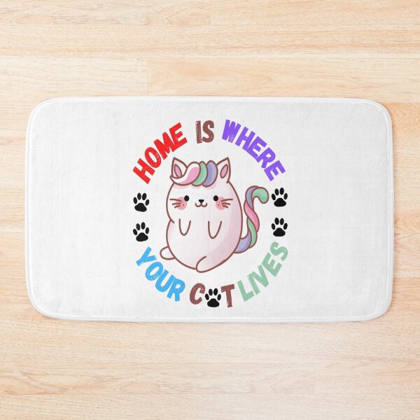 Item preview, Home Is Where Your Cat Lives.  designed and sold by Sloyar.