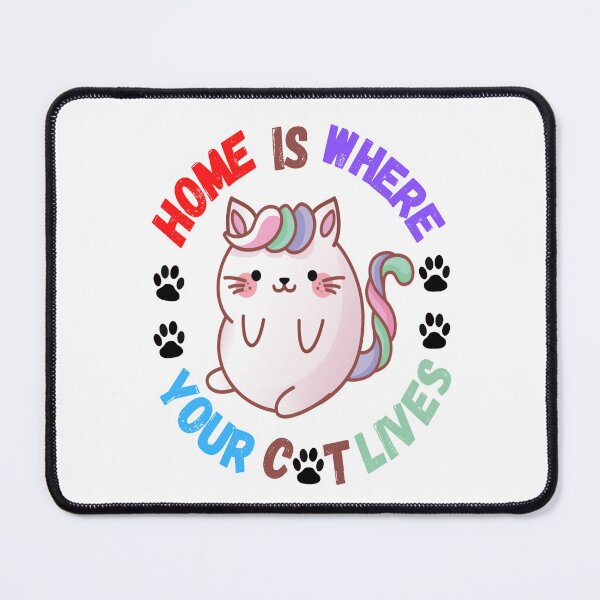 Item preview, Home Is Where Your Cat Lives.  designed and sold by Sloyar.