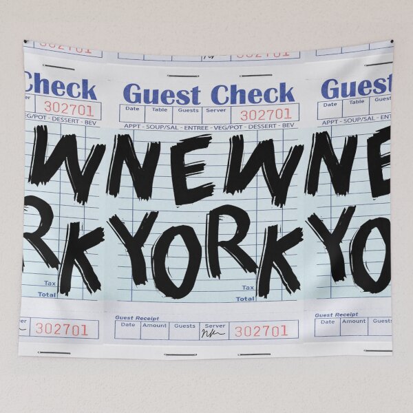 Item preview, new yorkkk - GUEST CHECK @NIKKISBLING_ designed and sold by nicolekap29.