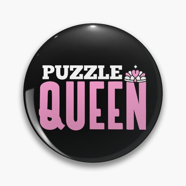 Item preview, Puzzle Queen Jigsaw Puzzle Lover Funny Pun Gift designed and sold by TheMagicKrew.