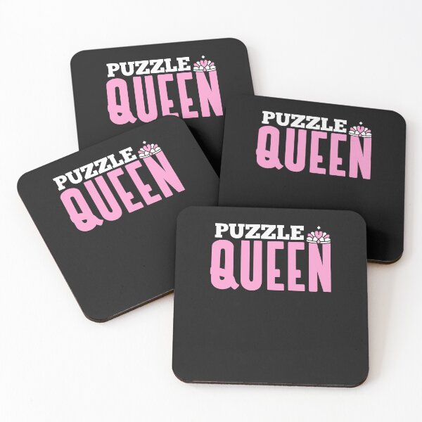 Item preview, Puzzle Queen Jigsaw Puzzle Lover Funny Pun Gift designed and sold by TheMagicKrew.