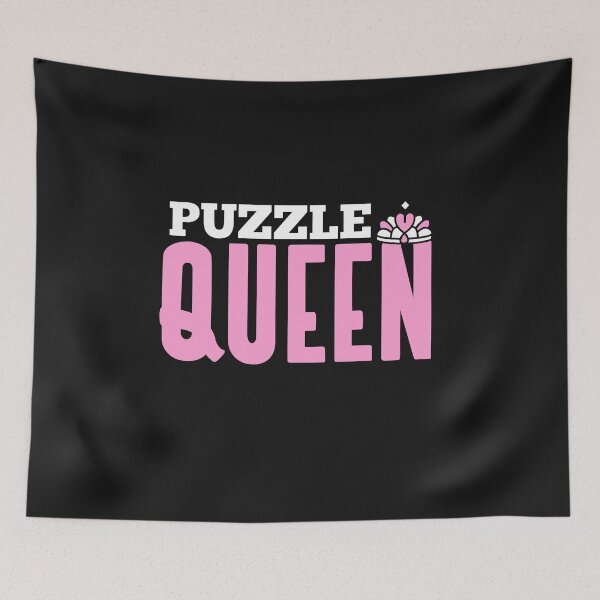 Item preview, Puzzle Queen Jigsaw Puzzle Lover Funny Pun Gift designed and sold by TheMagicKrew.