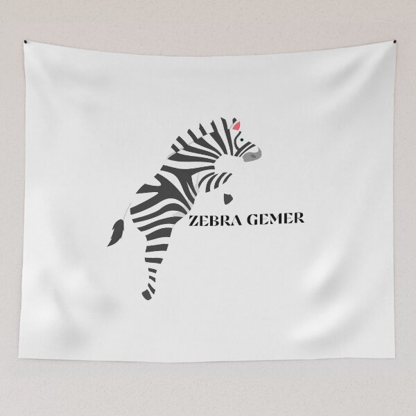 Aperçu de l'œuvre Zebra Gamer Gaming créée et vendue par Jonessmarket.