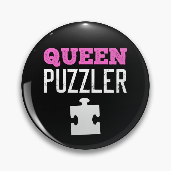 Item preview, Queen Puzzler Jigsaw Puzzle Lover Funny Pun designed and sold by TheMagicKrew.