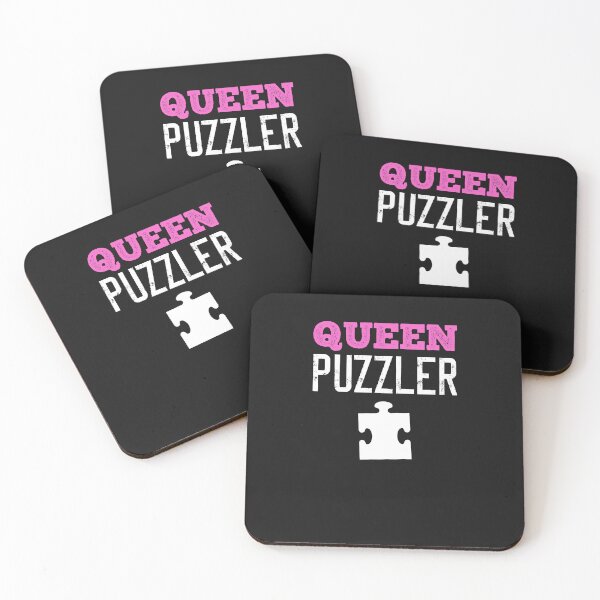 Item preview, Queen Puzzler Jigsaw Puzzle Lover Funny Pun designed and sold by TheMagicKrew.
