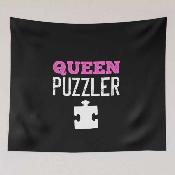 Item preview, Queen Puzzler Jigsaw Puzzle Lover Funny Pun designed and sold by TheMagicKrew.