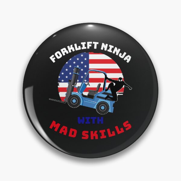 Item preview, Forklift Ninja With Mad Skills WBR designed and sold by TeamsterLife.