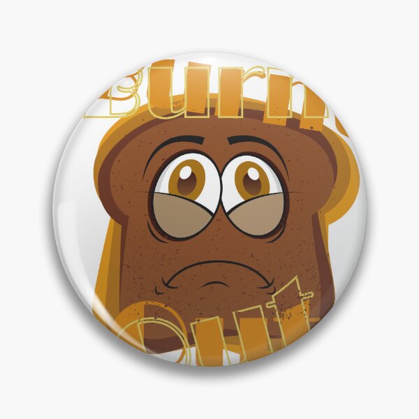Item preview, Burnt Out Funny Cartoon. designed and sold by Nature  Design's.