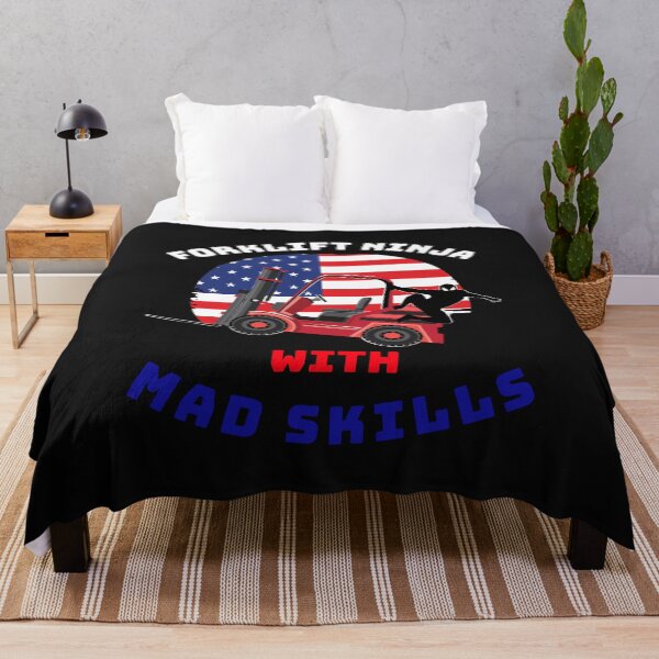 Item preview, Forklift Ninja With Mad Skills WRB designed and sold by TeamsterLife.