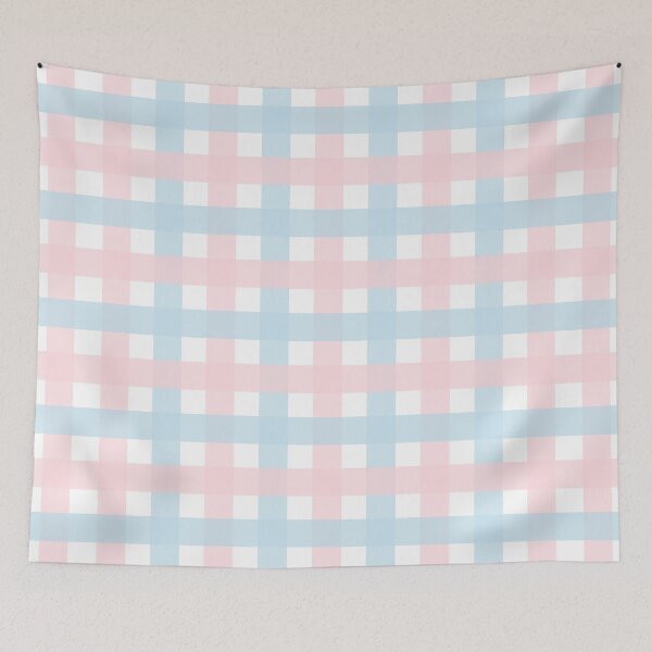 Item preview, Girls Pink Blue Gingham Pattern designed and sold by Myfavorithings.