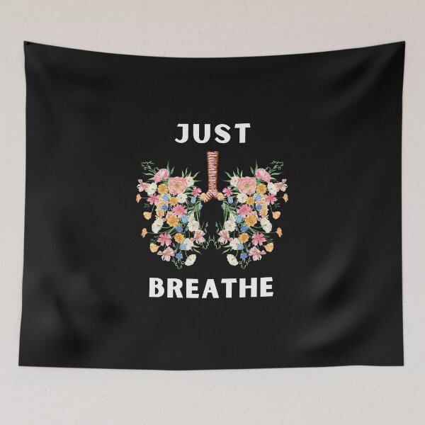 Item preview, Just Breathe Quit Smoking Nicotine No Tobacco Day 31 May 2023 Lung Cancer Cigarette Smoker Cigar Cannibas Pipe Shisha Hooka Anxiety Mental Health Spiritual Inspirational Motivational Cute Funny Gift designed and sold by EpsilonEridani.