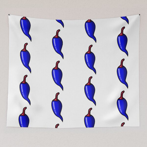 Aperçu de l'œuvre Piment fort bleu - Spicy Blue Hot III créée et vendue par ArtsoftheHeart.