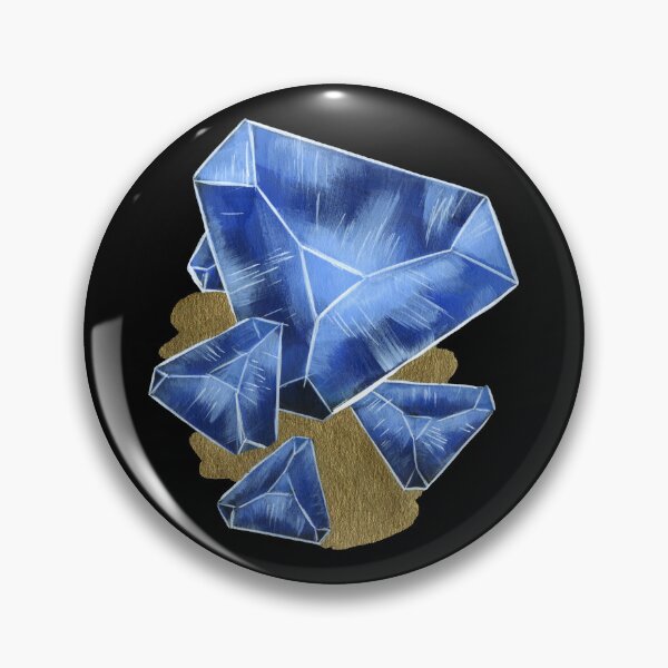 Item preview, Benitoite - Tetrahedral Crystal designed and sold by FirbetMakes.