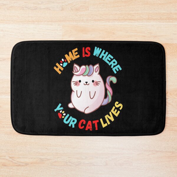 Item preview, Home Is Where Your Cat Lives.  designed and sold by Sloyar.