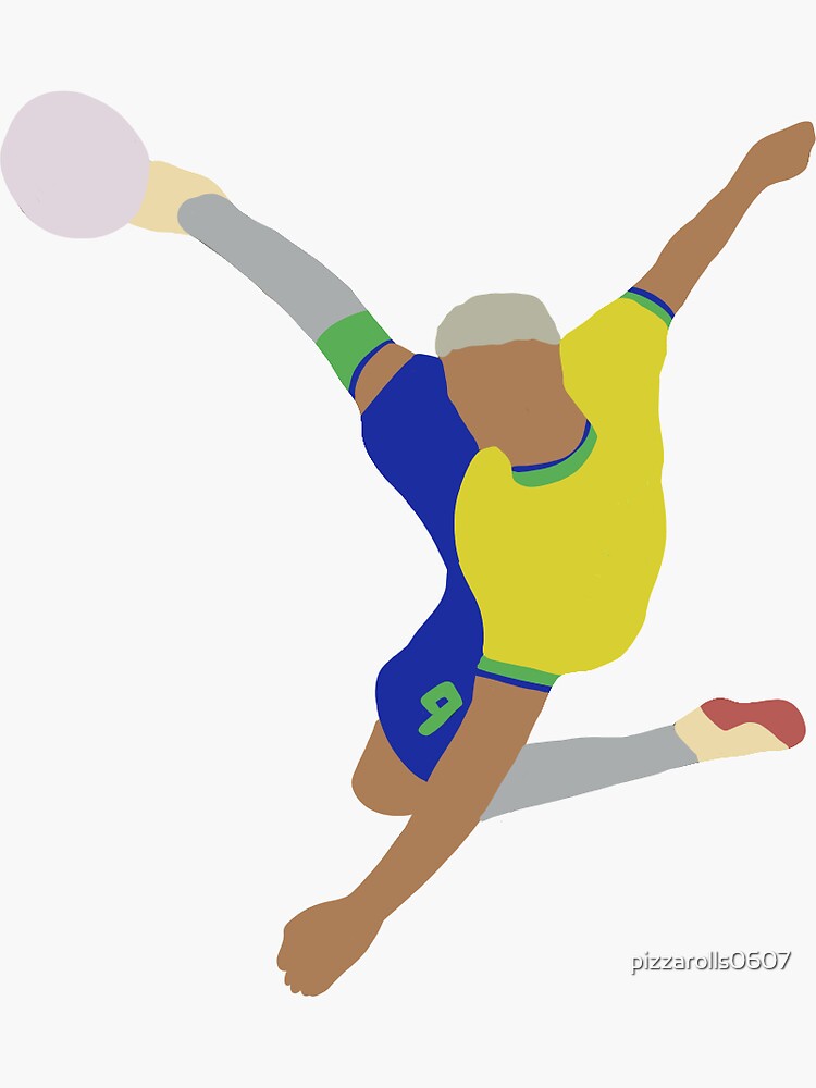 "richarlison scissor kick" Sticker for Sale by pizzarolls0607 Redbubble