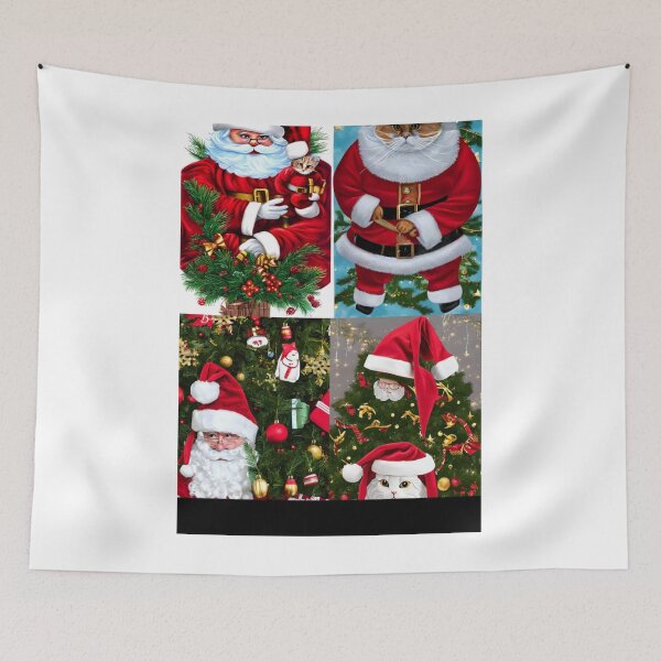 Item preview,   Santa Cat Claus 2023 Sticker designed and sold by SociableAnimals.