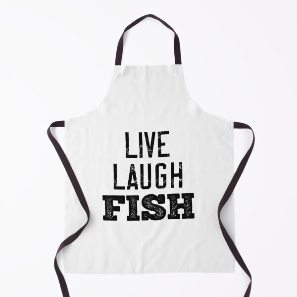 Item preview, Live Laugh Fish Funny Fishing Humor Sarcastic Fishing Lover designed and sold by TheMagicKrew.