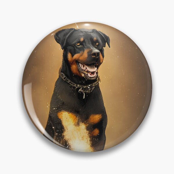 Item preview, Very great painting of an aggressive Rottweiler dog designed and sold by Nubaex.
