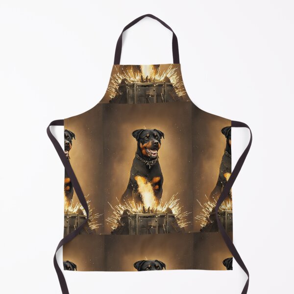 Item preview, Very great painting of an aggressive Rottweiler dog designed and sold by Nubaex.