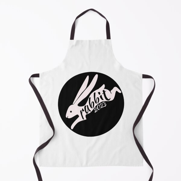 Item preview, White rabbit on a black background designed and sold by tsipka.
