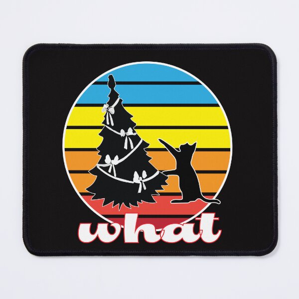 Item preview, Funny Black Cat Pushing Christmas Tree designed and sold by dsirs.