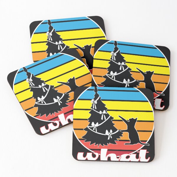 Item preview, Funny Black Cat Pushing Christmas Tree designed and sold by dsirs.